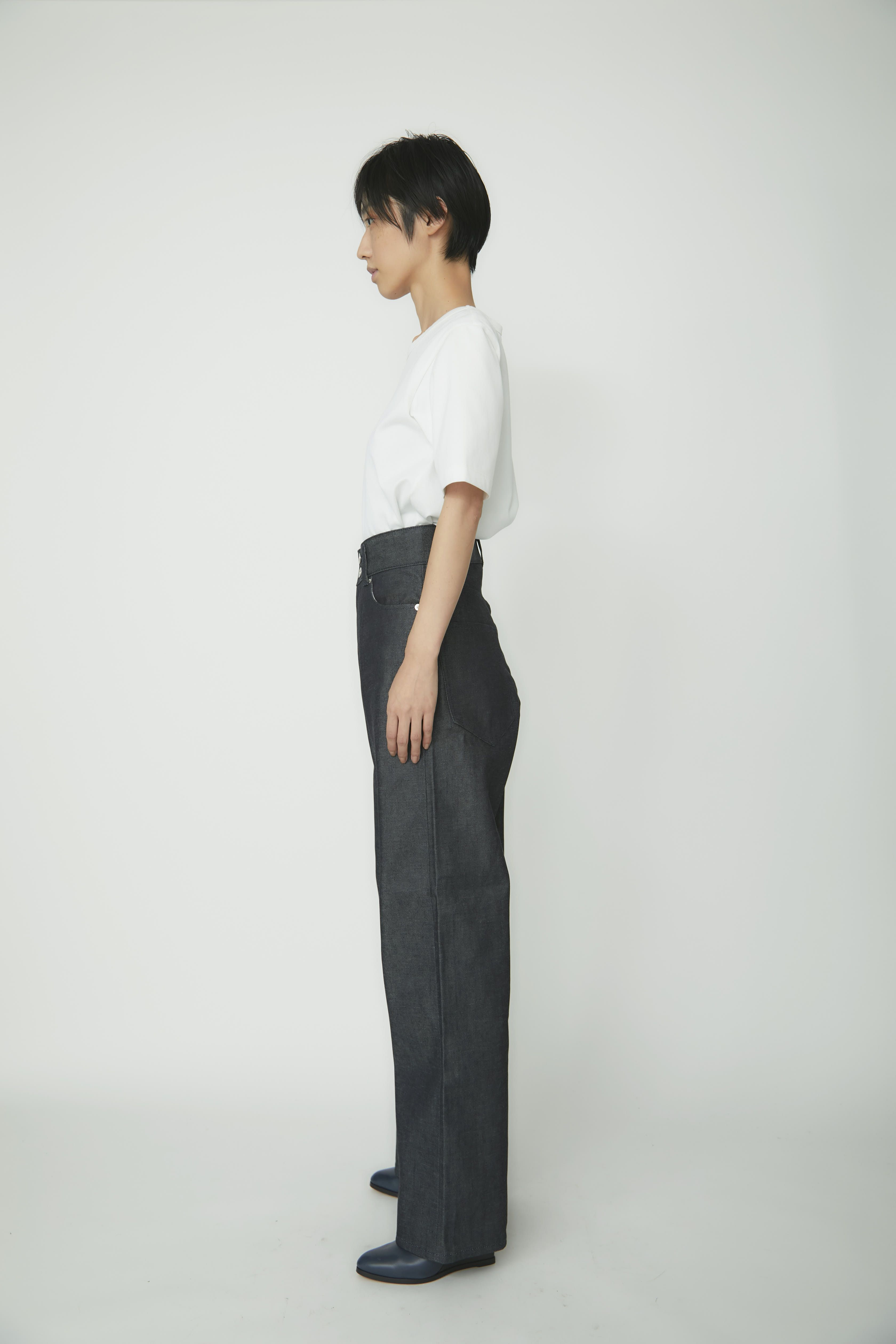 パンツ [ CINOH ] C-DE-006B HI WAIST WIDE DENIM CINOH ] C-DE-006B HI WAIST WIDE DENIM
