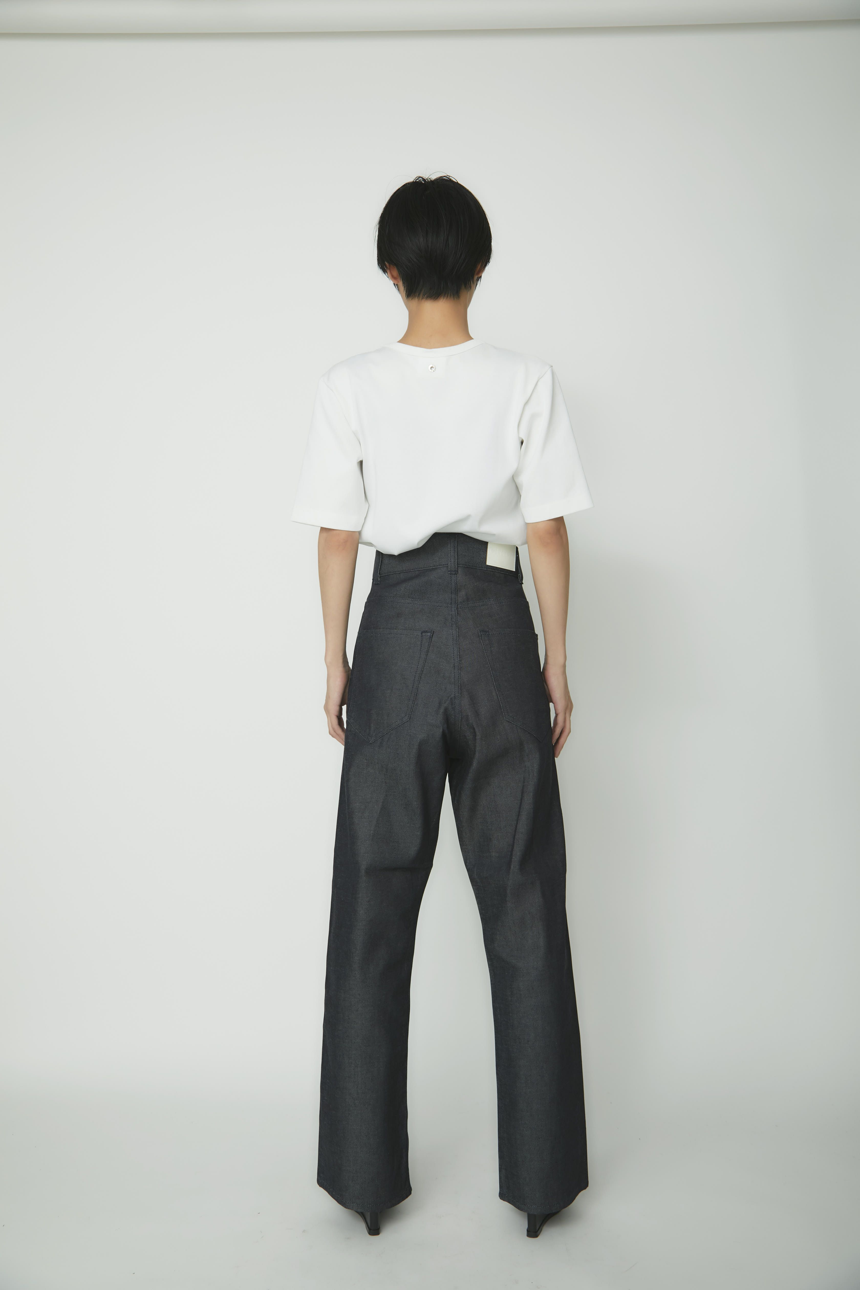 CINOH ハイウエストワイドデニム 楽天市場】SALE CINOH チノ HI-WAIST WIDE DENIM ハイウエスト