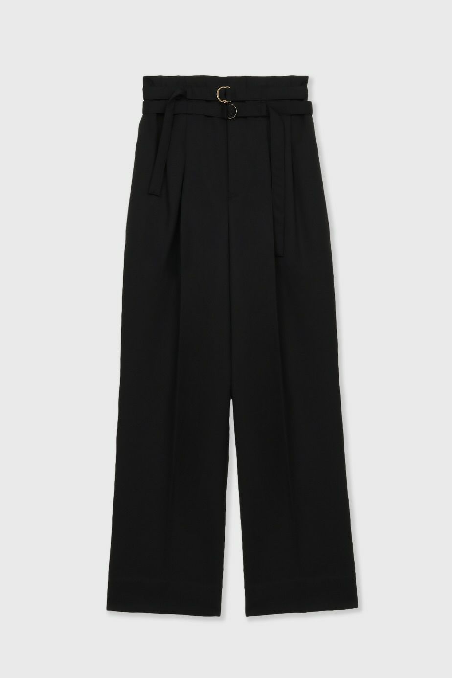 DOUBLE BELT TWO TUCK PANTS | CINOH