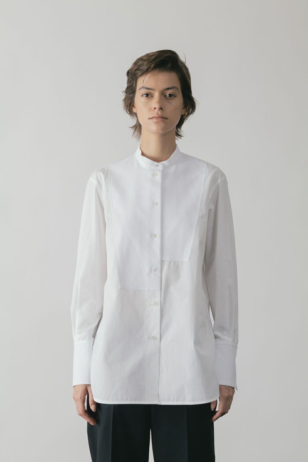 エスAs, エス Bosom dress shirt ボザムドレスシャツ ホワイト