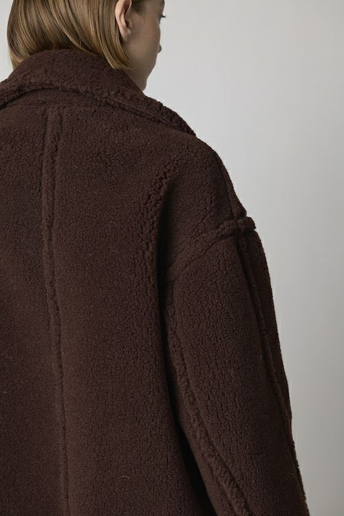 ボアコクーンコート[BROWN] | CINOH