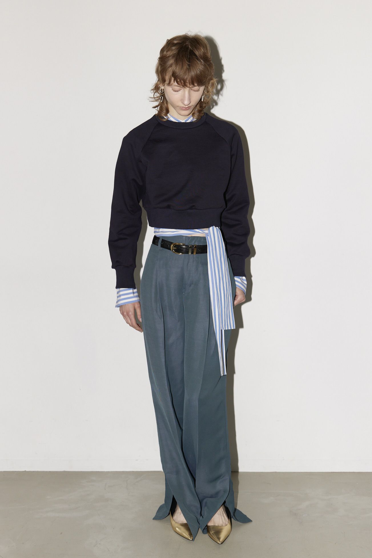 HELENE スウェットプルオーバー[NAVY] | CINOH