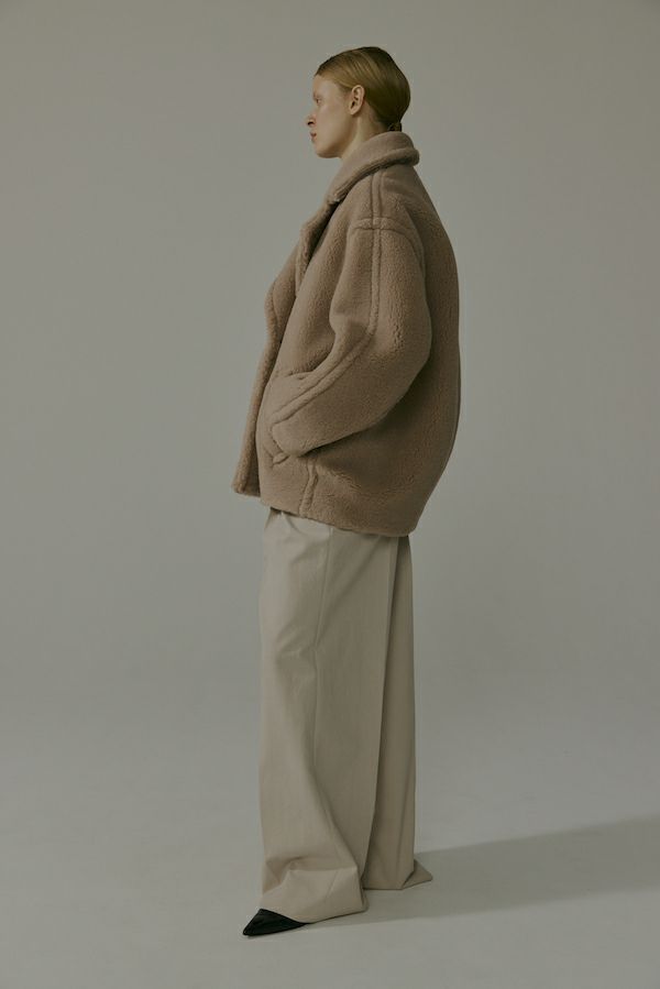 CINOH ボアミドルコート ベージュ 38サイズ ボアミドルコート[BEIGE] | CINOH