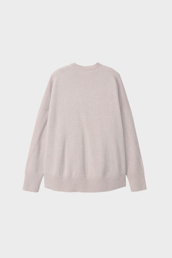 CINOH(チノ)CASHMERE CREW NECK KNIT[PINK] | ヤマダウェブコム