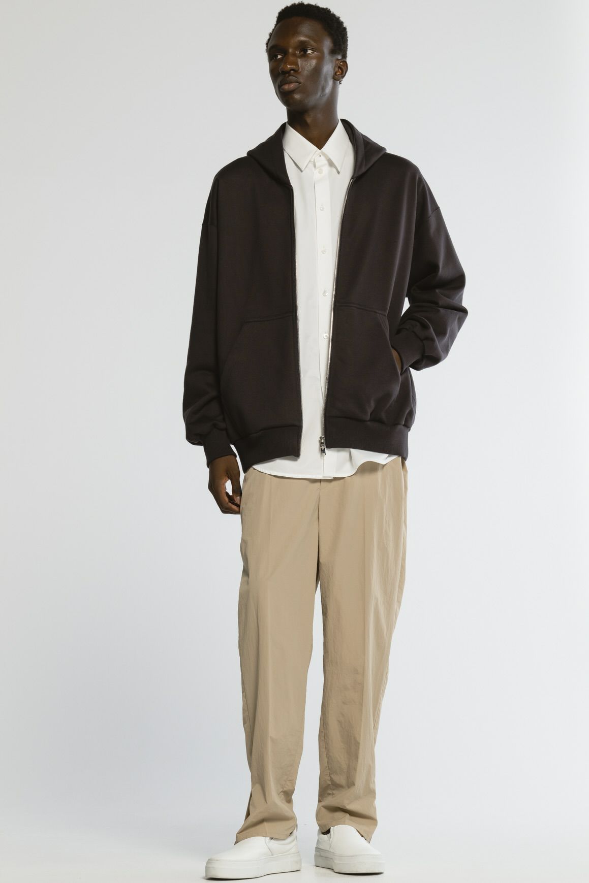 eeeeeno様　グレー38 HELENEスウェットオープンフーディ[C.GRAY] | CINOH