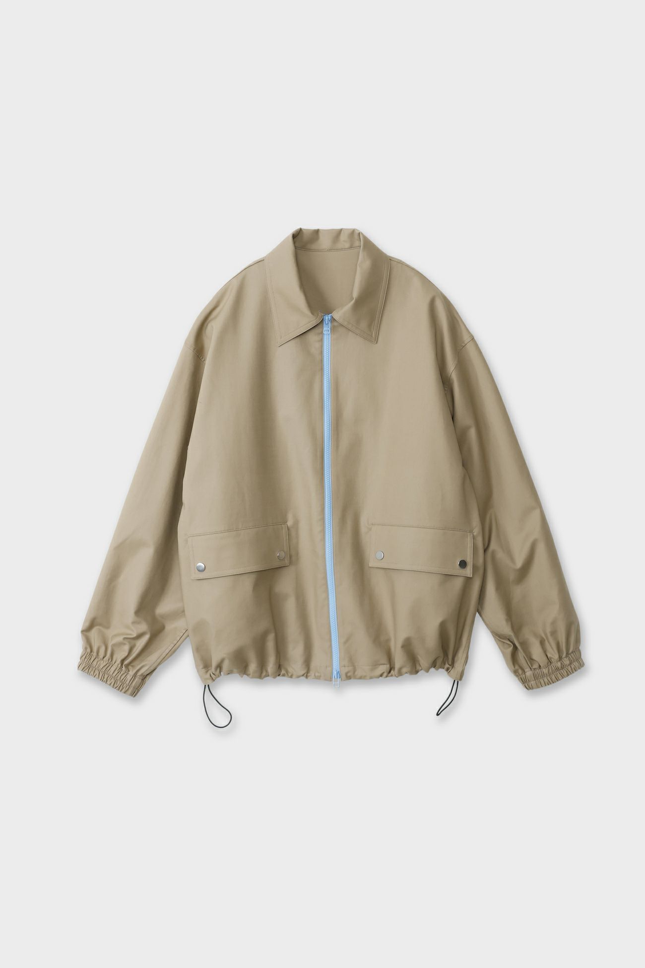 ダブルクロスジップブルゾン[BEIGE] | CINOH