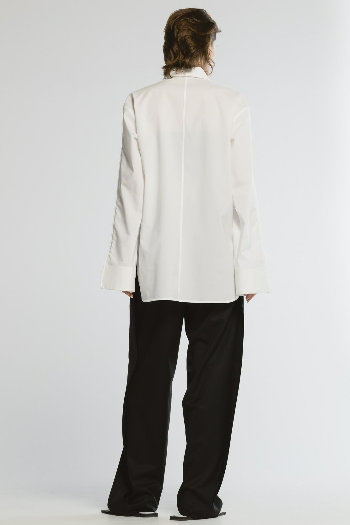 CINOH - SUMMER WOOL HIGH WAIST PANTS / サマーウールハイ