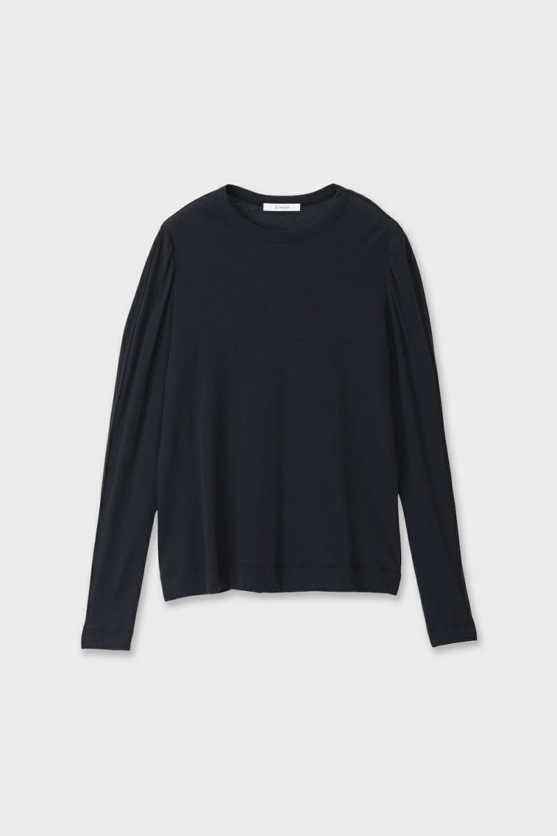 CINOH チノ COSMORAMA BASIC T-SHIRT ブラック36黒 Tシャツ | CINOH