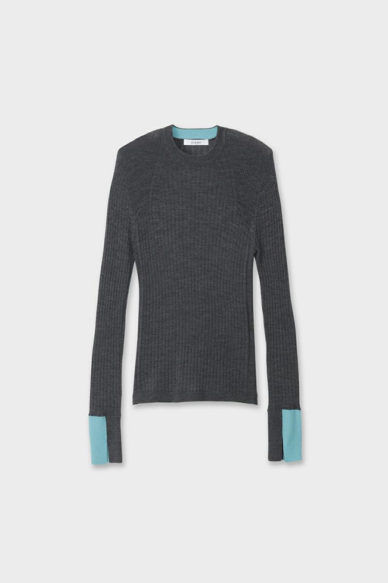 CINOH チノ 21AW オーバーサイズカーディガン CINOH カーディガン 「CINOH/チノ」別注 SUVIN LAYERED CARDIGAN