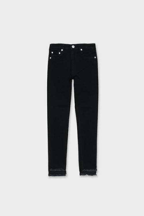 cinoh デニム　ドッキング　ブラック スキニーデニム[BLACK] | CINOH